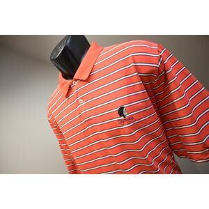 RLX Ralph Lauren Golf Polo Striped Dry Fitting Golf Shirt Mens Size XL